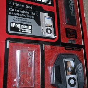 2009 Ecko Unlimited IPod Nano 5th Generation 3 Piece Accessory Set
